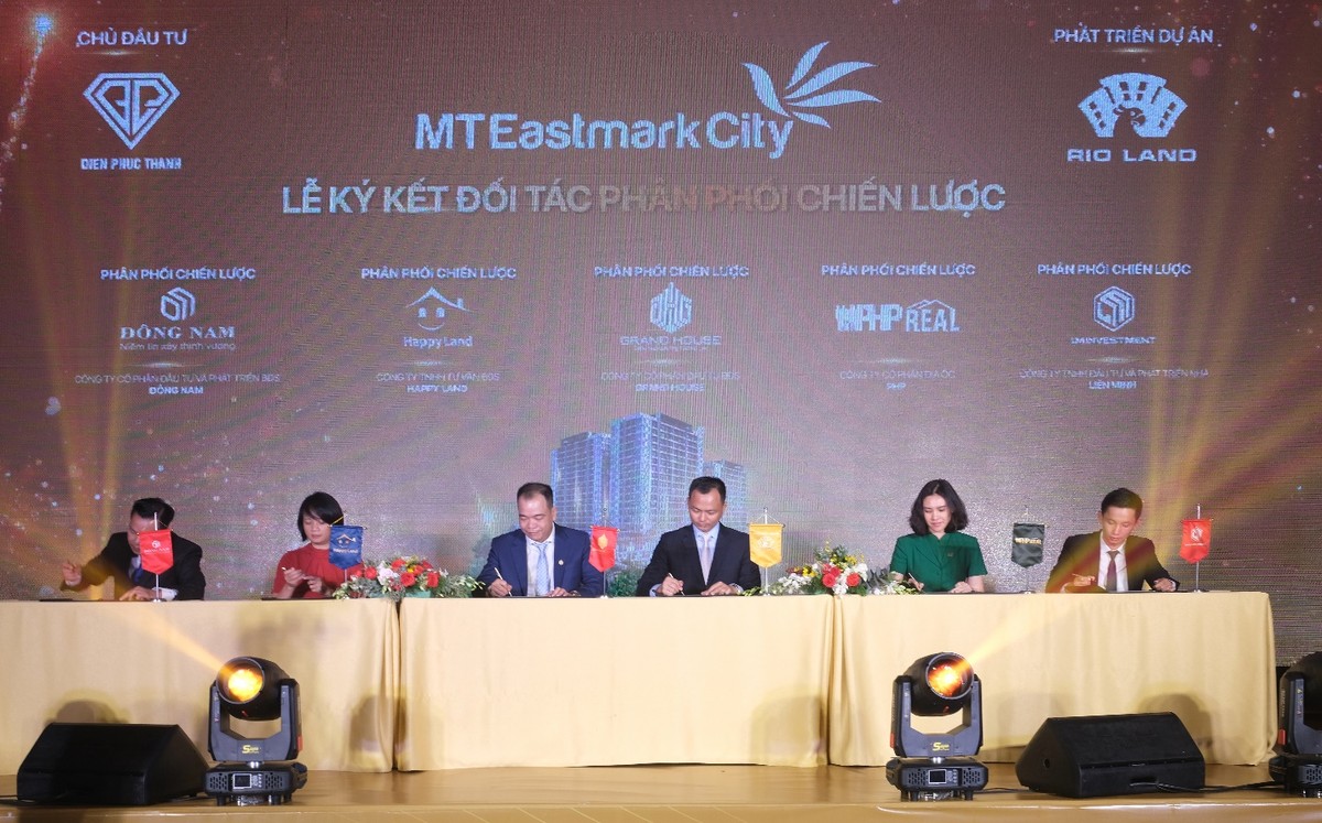 Rio Land chính thức đồng hành cùng 10 đại lý phân phối dự án MT Eastmark City