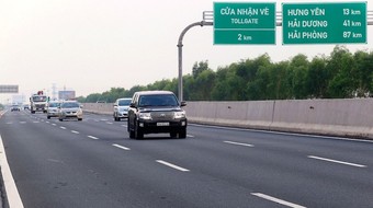 Phương tiện chưa dán thu phí không dừng đi vào cao tốc Hà Nội - Hải Phòng sẽ bị phạt tới 2 triệu đồng