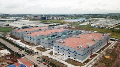 Nhà máy của Foxconn tại khu công nghiệp Quang Châu, Bắc Giang