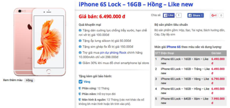 iPhone 6S giam sap gia con 6,5 trieu dong - Anh 1
