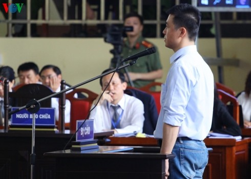 Bị cáo Phan Sào Nam tại tòa