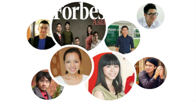 7 người Việt vào danh sách 30 Under 30 châu Á của Forbes.