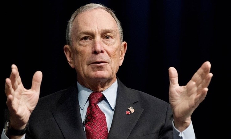 Tỷ phú truyền thông Mỹ Michael Bloomberg. Ảnh: AFP.