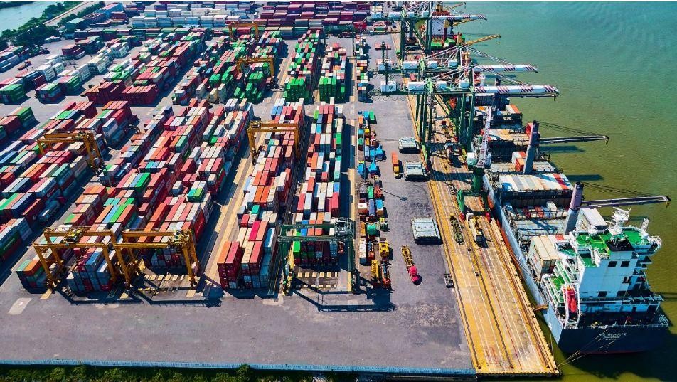 Viconship là một trong những đơn vị khai thác cảng biển container lớn nhất tại khu vực Hải Phòng, Đà Nẵng,... Ảnh: Viconship