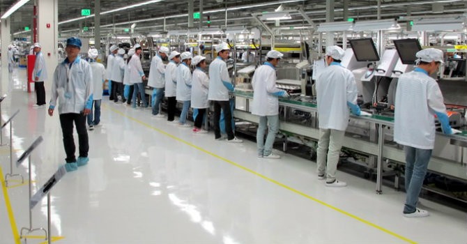 Nhà máy sản xuất điện thoại tại Bắc Ninh về tay Tập đoàn Hồng Hải (Foxconn).