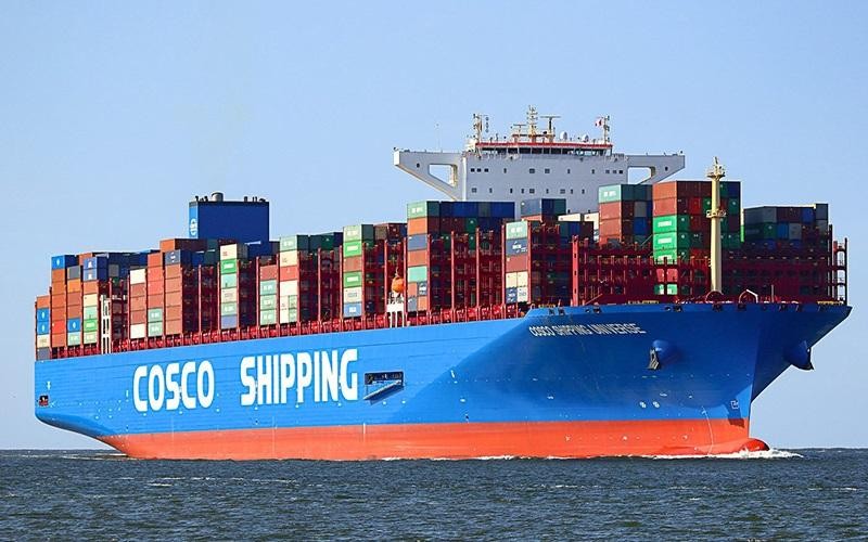 Cosco là hãng tàu vận chuyển các container nhân điều bị lừa đảo - Ảnh minh họa 
