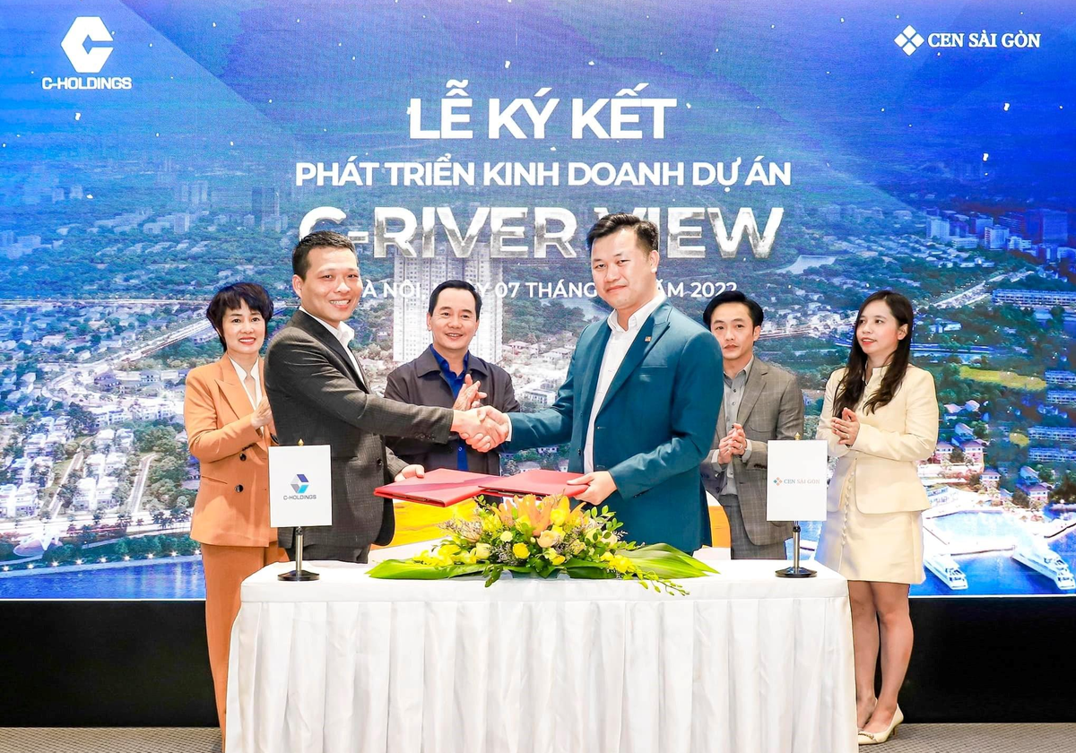 Cen Sài Gòn (trực thuộc Cen Land) và C-Holdings ký kết phát triển kinh doanh dự án C-River View