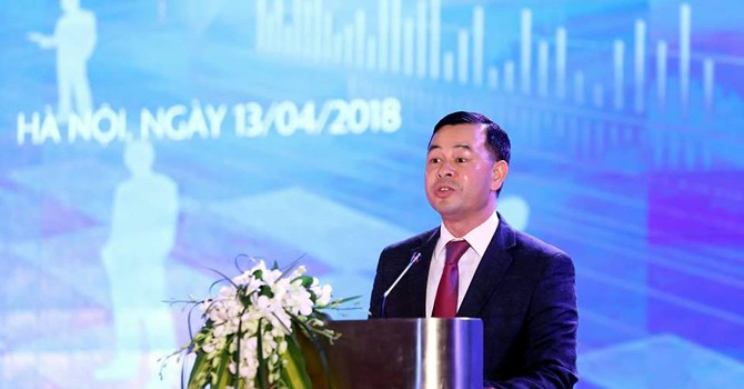 Ông Ngô Văn Tuấn, Phó trưởng Ban Kinh tế Trung ương phát biểu tại diễn đàn.