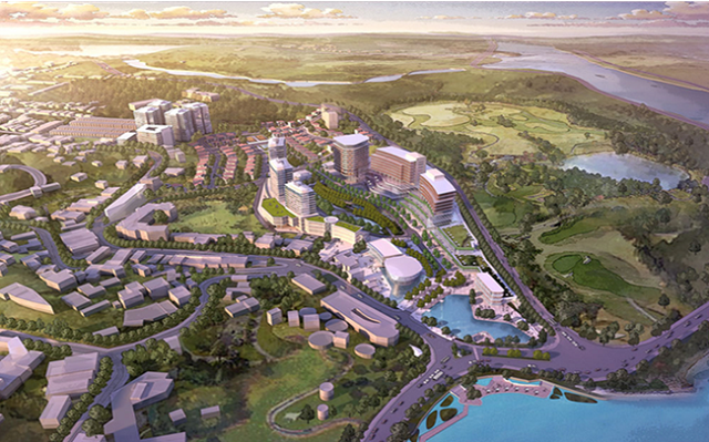 Phối cảnh dự án Khu đô thị thương mại, du lịch, nghỉ dưỡng sinh thái Đại Ninh.